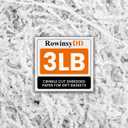RowinsyDD 3LB White Crinkle Paper Filler, Cut Shredded Paper for Gift Baskets Packaging Wrapping Cushion Stuffing Box Confetti Filler for Easter Christmas Wedding Birthday Bridesmaid