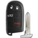 KeylessOption Keyless Entry Remote Car Smart Key Fob for Dodge Charger Challenger Dart Journey Chrysler 300 M3N-40821302