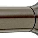 Amazon Basics Tension Curtain Rod, Adjustable 36-54" Width - Bronze, Classic Finial