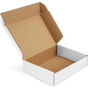 Shipping-Boxes-12x9x3 Inches: 22 Pack-Cardboard-Boxes-for-Packaging, White-Shipping-Boxes-for-Packing-Small-Business, Corrugated Box Mailers for Book Shoes Gift Mailing