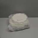 COLOSUS 60pcs Ivory Plastic Plates -Elegant Plastic Plates,Heavy Duty Cream Disposable Plates for Party Include 30 pcs Dinner Plate and 30 pcs Dessert Plate for Wedding/birthday/baby shower (Iovry)