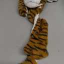 Bubblepompom Tiger Hat with Ears Moving Jumping Pop Up Beating Hat Plush Holiday Cosplay Dress Up Funny Party Gift for Kids Boys, Brown, 22''