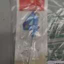 Dog Paw Themed Birthday Candle, Blue Cute Dog Paw Printed Birthday Cake Number Candle Cupcake Topper Party Supplies Decorations for Boy and Girl (Number 4)