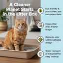 Kitty Sift Disposable Cat Litter Box Jumbo, 6 Count, Durable and Portable for Travel and Home, Eco-Friendly Disposable Litter Box Controls Odor