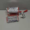 Sailnovo Pasta Maker Machine, 180 Roller Pasta Maker, 9 Adjustable Thickness Settings 2-in-1 Noodles Maker with Rollers and Cutter, Perfect for Spaghetti, Fettuccini, Lasagna or Dumpling Skin Red