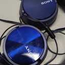 Sony MDR-ZX310AP ZX Series Wired On Ear Headphones with mic, Blue