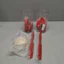 CuteRise Sourdough Starter Jar Kit, 2PACK 40oz Sourdough Starter Jars with Silicone Lids, Cute Cloth Covers, Thermometers, Feeding Time Trackers, Silicone Spatulas, Recipe & Measuring Cups -14PCS