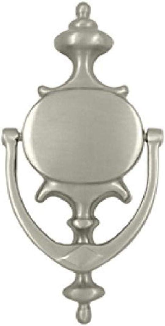 Deltana DK854U15 Imperial Design and 5-Inch Center to Center Door Knocker, Satin Nickel, 8-1/2"x 4-1/8"