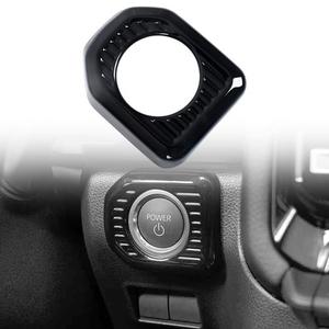 for Toyota Land Cruiser Prado 250 J250 2024-2025 LHD Glossy Black Start Stop Switch Button Cover Trim 1pcs Car Accessories