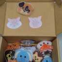 Crtiin 24 Pcs Cute Bag Clips Funny Animals Shaped Fruit Kitchen and Food Bag Clips Binder Paper Plastic for Airtight Seal Food Storage