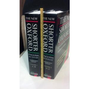 The New Shorter Oxford English Dictionary (2 Vol. Set; Thumb Indexed Edition)