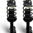 Front Pair Struts w/Coil Spring Assembly Shock Absorber Fit for Honda Civic 2006-2011 DX EX LX 1.8L Coupe (Exc. Sedan and Si, Hybrid, Gx Models), Replace for 172285 172284