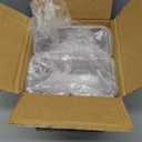 DILIBRA 12 Pcs Clear Extendable Drawer Organizer, Adjustable Drawer Storage 2-Size Desk Drawer Organizer, Plastic Non-Slip Storage Bins for Makeup, Cosmetic, Jewelries, Utensils, Stationery, Dressers