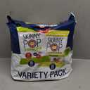 SkinnyPop Variety Pack Original and White Cheddar Popcorn, Gluten Free, Vegan Popcorn, Non-GMO, Healthy Popcorn Snacks, Skinny Pop, 0.5oz Individually Sized Bag, 20 Count, Best By Date: 6, 12, 25