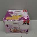 DEAYOU 2.6 Quart Enamel Tea Kettle Stovetop, Large Porcelain Enameled Teakettle, 2.5L Vintage Tea Pot with Ceramic Cool Handle, Colorful Floral Steel Teapot for Hot Water, Retro Decor, No Whistling