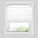 Allesin Top Down Bottom Up Cellular Shades, Blackout Shades Noise Reduction, Honeycomb Blinds Cordless Room Darkening for Bedroom Office, Light Filtering (White, W33 x H64) (33"W x 64"H, White-light Filtering)