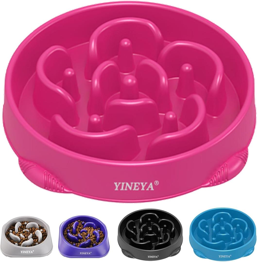 4 Cups Slow Feeder Dog Bowls Large Breed, Anti-Choking Pet Supplies, Maze Dog Food Bowl, Puzzle Feeder That Slow Down Eating
