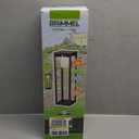 BRIMMEL Solar Motion Pathway Lights Outdoor, Aluminum Waterproof Floor Lamp, 3 Lighting Modes 600 Lumens Super Bright Outdoor Floor Lamp for Garden Backyard Patio Porch Decor, 20x38" Black