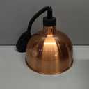 Hanging Food Heat Lamp Infrared Food Warmer Fry Heating Light 250W with Retractable Cord (Dia 29cm(Copper))