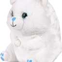 ArtCreativity Belly Buddy Polar Bear, 8.5 Inch Plush Stuffed Bear, Super Soft and Cuddly Toy, Cute Nursery Dcor, Best Gift for Baby Shower, Boys and Girls Ages 3+