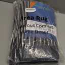 Wonnitar Washable Striped Black Runner Rug for Hallway 2'6"x8', Non-Slip Kitchen Runner Rug, Low Pile Minimalist Soft Rug Runner for Bedroom Hallway Bathroom Laundry Entryway (Black, 2'6" x 8')