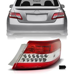 WFLNHB Right Side Outer Tail Light Assembly Replacement for Toyota Camry 2010-2011 Passenger Side Rear Brake Lamp 8155006340 TO2805106