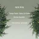 24" Christmas Wreath - Christmas Wreaths for Front Door - Christmas Decorations - Real Touch Norfolk Pine Wreath for Indoor Outdoor Wall Window Porch - Cedar Reef Garland - Free LED String Lights