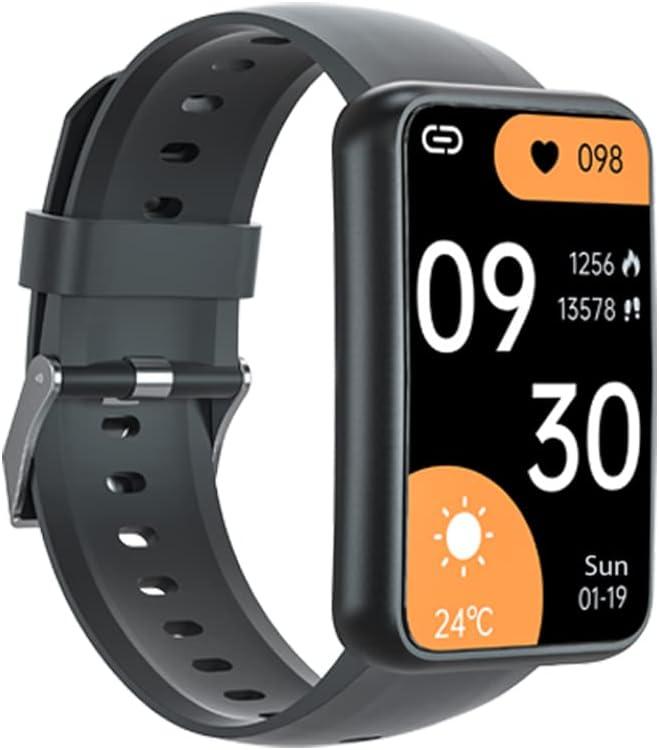 Voice Recorder Smart Watch, Fitness Tracker with Heart Rate Monitor, Sleep Monitor, MP3, Waterproof Pedometer Step Calories Smartwatch for Android & iPhone