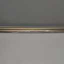 Ivilon Drapery Window Curtain Rod - End Cap Style Design 1 Inch Pole. 72 to 144 Inch Color Warm Gold