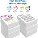 936e Ink Cartridges Compatible Replacement for HP 936 XL 936XL Combo Fit for OfficeJet 9122e Pro 9120 9120e 9125 9110b 9120b 9130b Wide Format 9730e 9730 Printer with V26.2.1 Chips ( CYMK, 4 Packs )