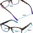 Success Eyewear Reading Glasses Set of 3 Great Value Spring Hinge Readers Men and Women Glasses for Reading (Set of Red, Blue, Purple)