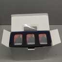 3-Row Trading Card Storage Box, Bulk Cards Case for 2400+ Mtg tcg Magic Playing Game Card Organizer, Commander Deck Box with 3 Supports & 24 Dividers (Blue)