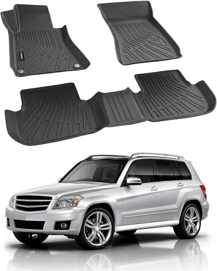 Floor Mat for Mercedes-Benz GLK 2008-2015
All-Weather Protection,Anti-Slip Durable TPE Cargo Liner, Floor Mats for Mercedes-Benz GLK 2008-2015 Accessories