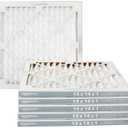 Amazon Basics 14x14x1 Air Filter 6-Pack, MERV 11 AC Furnace Filters, Allergy Control, Removes Dust, Pollen and Lint (Actual Size: 13.75" x 13.75" x 0.75")