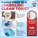 Toilet Bowl Cleaner, 5X Stronger Stain & Odor Eliminator, Sensor Safe & Non-Acid Formula, Septic Safe Toilet Cleaner Liquid, Quick Action Clean for RV and Camper Toilets, 32 oz