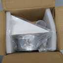 4 Inch Dryer Vent Cover Outside with Mesh and Damper,Wall Vent Exhaust Vent Cover,4" Metal Dryer Vent Cover Outdoor,Exterior Dryer Vent Hood Outlet Cap for Laundry Dryer Range Hood AC Air Vent,White