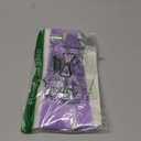Alizeal Men's 4 Clips X-Back Solid Suspenders Pre Tied Bow Tie Set Elastic Adjustable Braces (Purple)