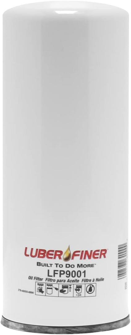 Luber-finer LFP9001 Heavy Duty Oil Filter, White