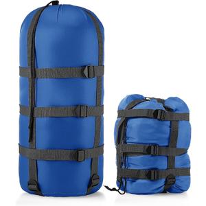 Compression Sack for Sleeping Bag Store Ultralight Sleeping Bag Compression Stuff Sack 15l 25l Space Saving Gear for Travel Camping Hiking Outdoor (Blue)