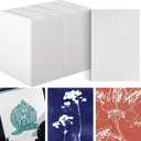 Cholemy 120 Pcs Foam Printing Plates 6 x 9 Inch White Foam Sheets 1/20 Inch Thick Board Paper Sheets for Card Making Crafting Printing DIY Project Stamp Classroom Scrap Booking