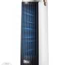 LEVOIT Tower Fan for Bedroom, 20dB Quiet Desk Fan with 23ft/s, Portable & Easy to Carry, 3-Angle & 4-Speed Mini Oscillating Fan, DC Motor, Bladeless, Remoter, 12H Timer, for Home, Room, Office, White