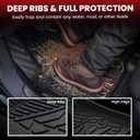 LASFIT Floor Mats & Cargo Liner Set for Ford Bronco 4-Door 2021-2026, Full Covrage Floor Liners + Cargo Mat + Backrest Mats + Underfloor Storage Mat, Heavy Duty All Weather TPE Interior Protection