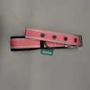 PetiFine Neoprene Padded Dog Collar, Heavy Duty Comfort Dog Collar with Durable Metal Buckle, Reflective Adjustable Belt Buckle Dog Collars for Medium Dogs(14.5''-19'', Pink)
