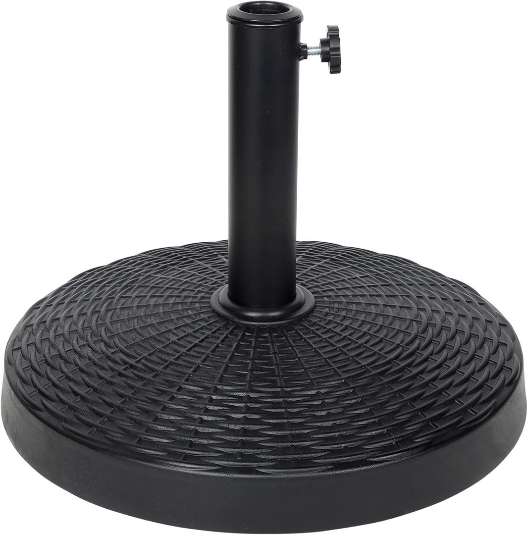 Blissun 31 lbs Heavy Duty Patio Market Umbrella Base Stand (17.7")