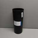 iDesign Freestanding Bathroom Toilet Paper Storage Holder with Lid for 3 Extra Rolls, Matte Black (Pack of 1)