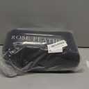 Down Camping Blanket - Lightweight, Packable, Warm & Puffy Outdoor Travel Quilt for Sleep, Hiking, Backpacking, Stadium, Festivals, Water-Resistant Sleeping Bag 55"x79" (Midnight Black)