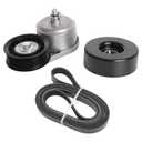 38103 Serpentine Belt Drive Component Kit, for Chevy C1500 C2500 C3500 K1500 K2500 K3500 1996-1999 (4.3L/5.0L/5.7L), Drive Belt Tensioner and Idler Pulley Serpentine Belt Kit #10239670 38001 6PK2440