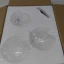3-Light Bathroom Vanity Lights, Matte Black Bathroom Light Fixtures Over Mirror with Globe Glass Shade, 22in Modern Decor Wall Sconces for Bath Mirror Bedroom Hallway, E26 Base (Bulbs Not Included)