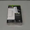 Leviton Decora Smart Fan Speed Controller, Wi-Fi 2nd Gen, Neutral Wire Required, Works with My Leviton, Alexa, Google Assistant, Apple Home/Siri & Wired or Wire-Free 3-Way, D24SF-1RW, White