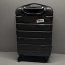 Wrangler 22" Hardside Spinner Carry-On Luggage, Charcoal